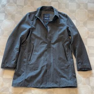 Herno Italian made Laminar Trench Rain Coat in Charcoal, Size S.
